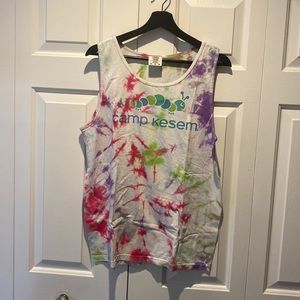 Camp Kesem Tie Dye T Shirt Tank